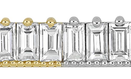 Bony Levy Gatsby Baguette Diamond Bar Pendant Necklace In Silver