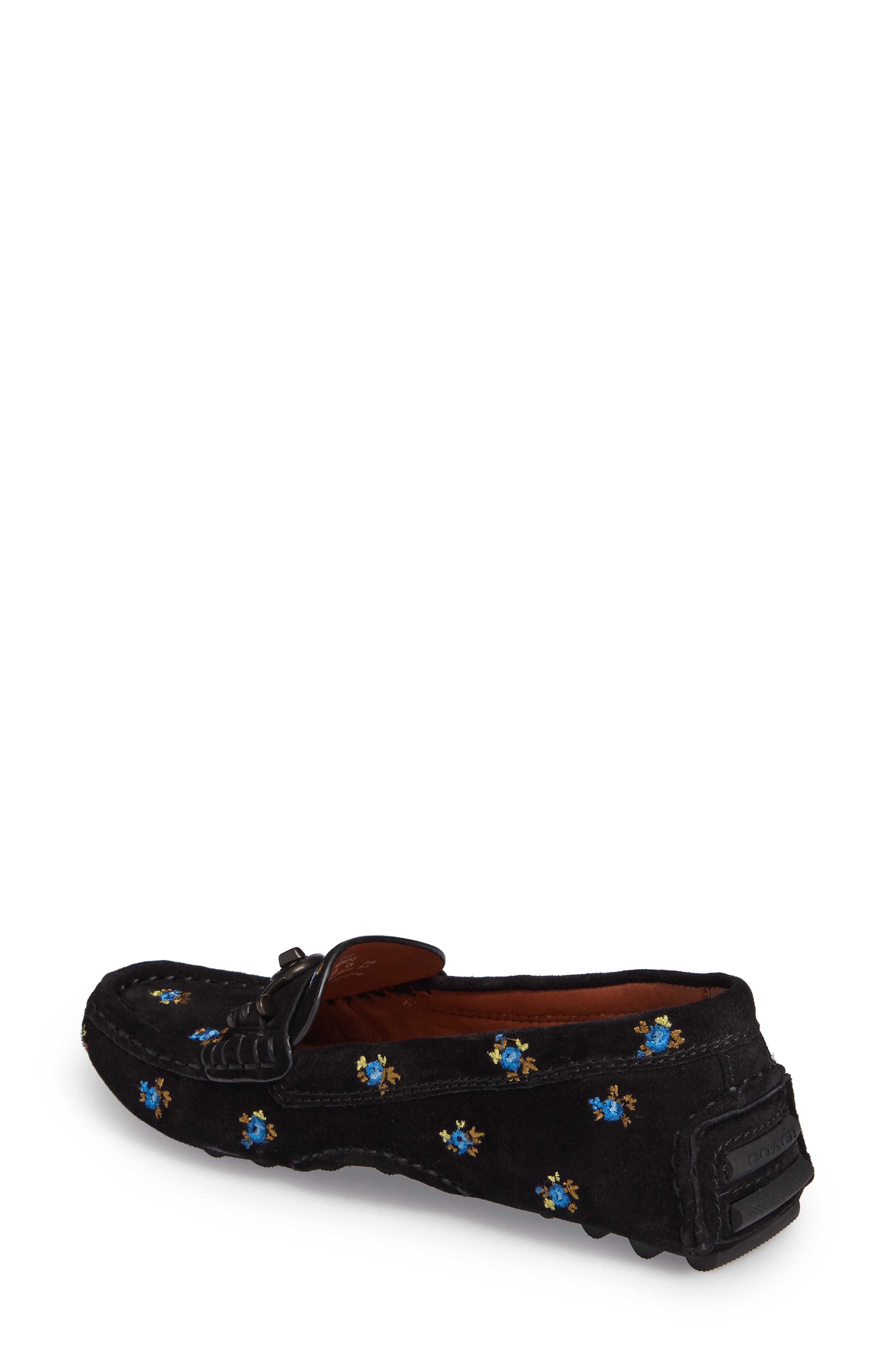 Crosby Driver Loafer, Alternate, color, BLACK SUEDE