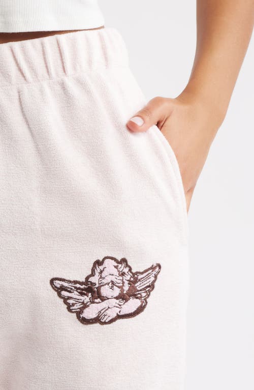 Boys Lie Smoke And Mirrors Mac Slim Joggers In White