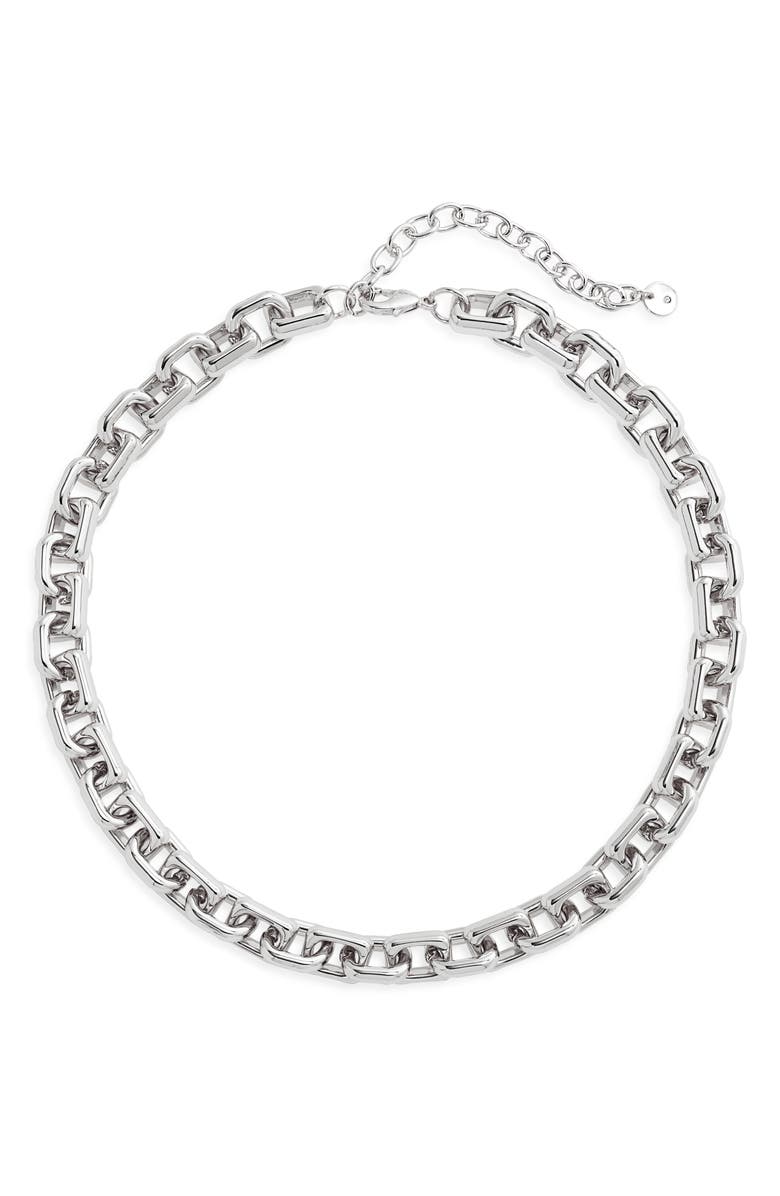 Nordstrom Soft Square Link Chain Necklace, Main, color,