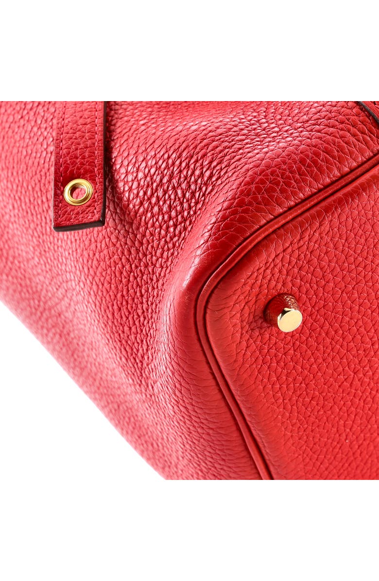 Pre-Owned Hermes Picotin Lock Bag Clemence MM, Alternate, color, Rouge Casaque