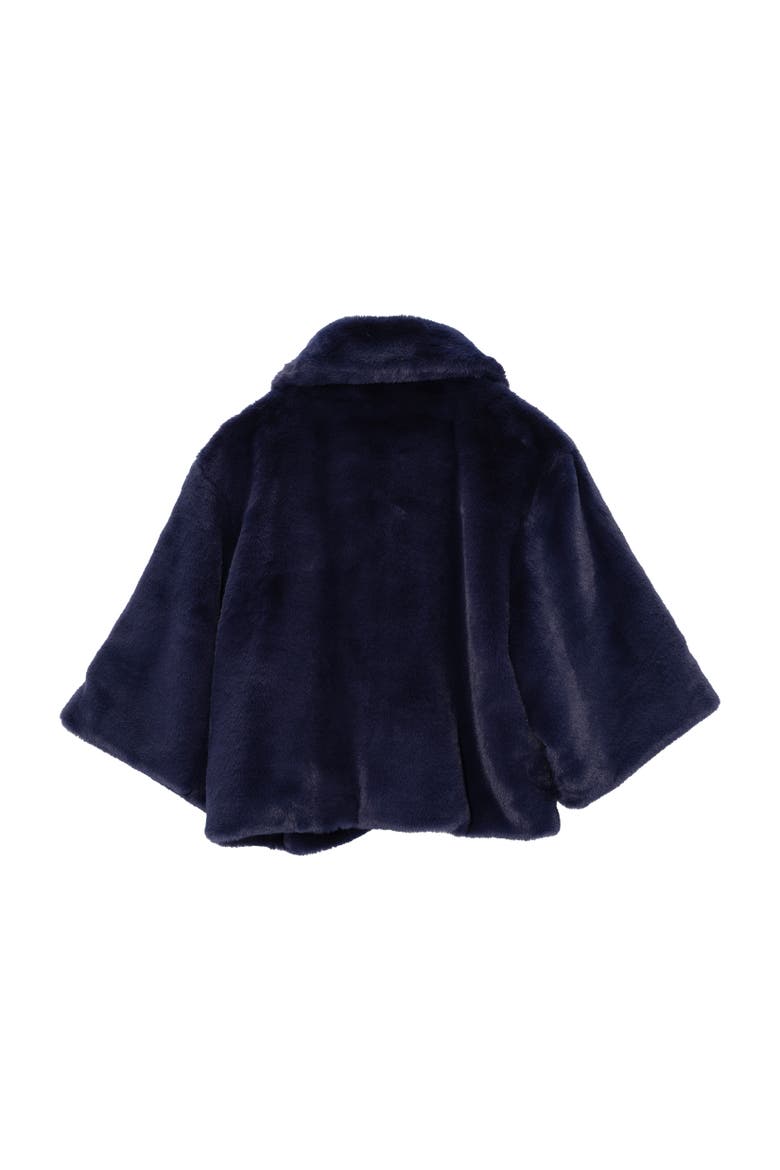 Blair Sheared Mink Faux Fur Jacket, Alternate, color, Denim Blue