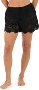 Citrus Crochet Cover-Up Shorts