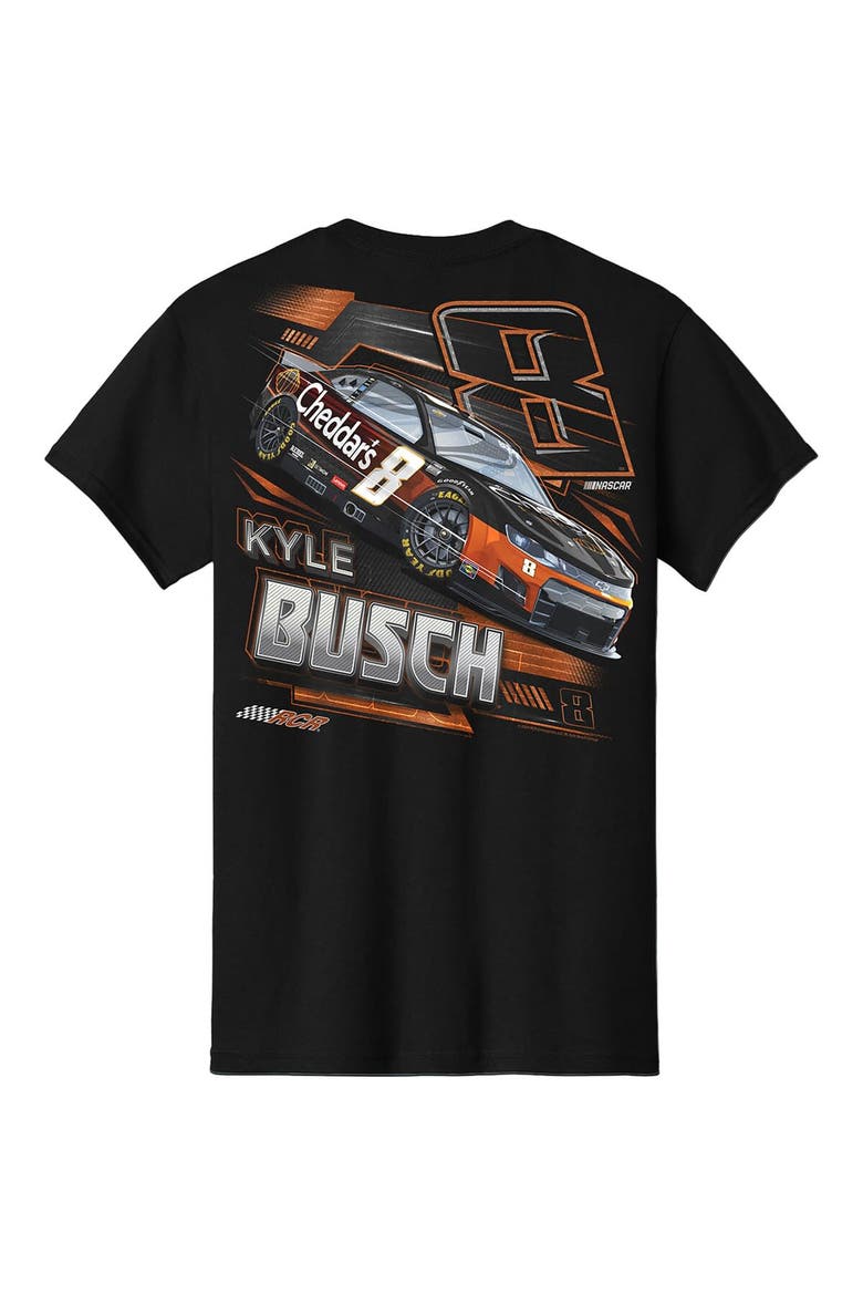 Men's Richard Childress Racing Team Collection  Black Kyle Busch Cheddar's Car T-Shirt, Alternate, color, Black