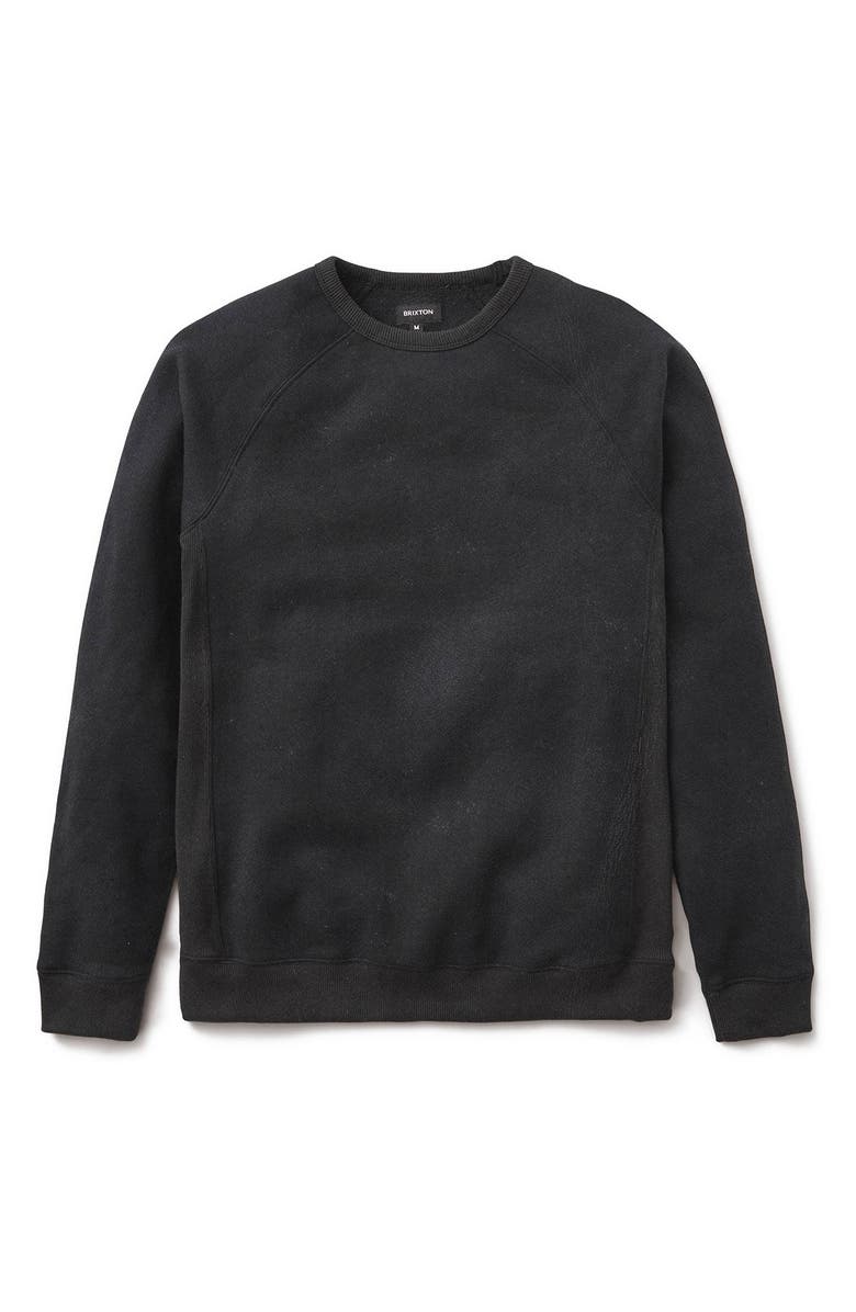 Brixton Men's Cooper Reserve Raglan Crewneck Sweatshirt, Alternate, color, 