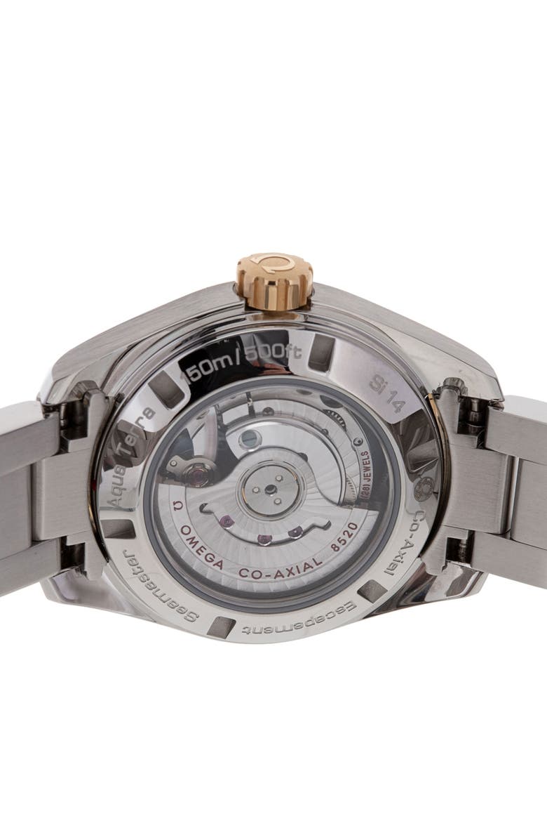 Watchfinder & Co. Omega Preowned 2010 Seamaster Aqua Terra Bracelet Watch, 30mm, Alternate, color,