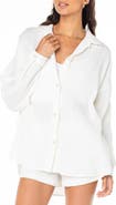 Roxy Morning Time Cotton Gauze Button-Up Shirt