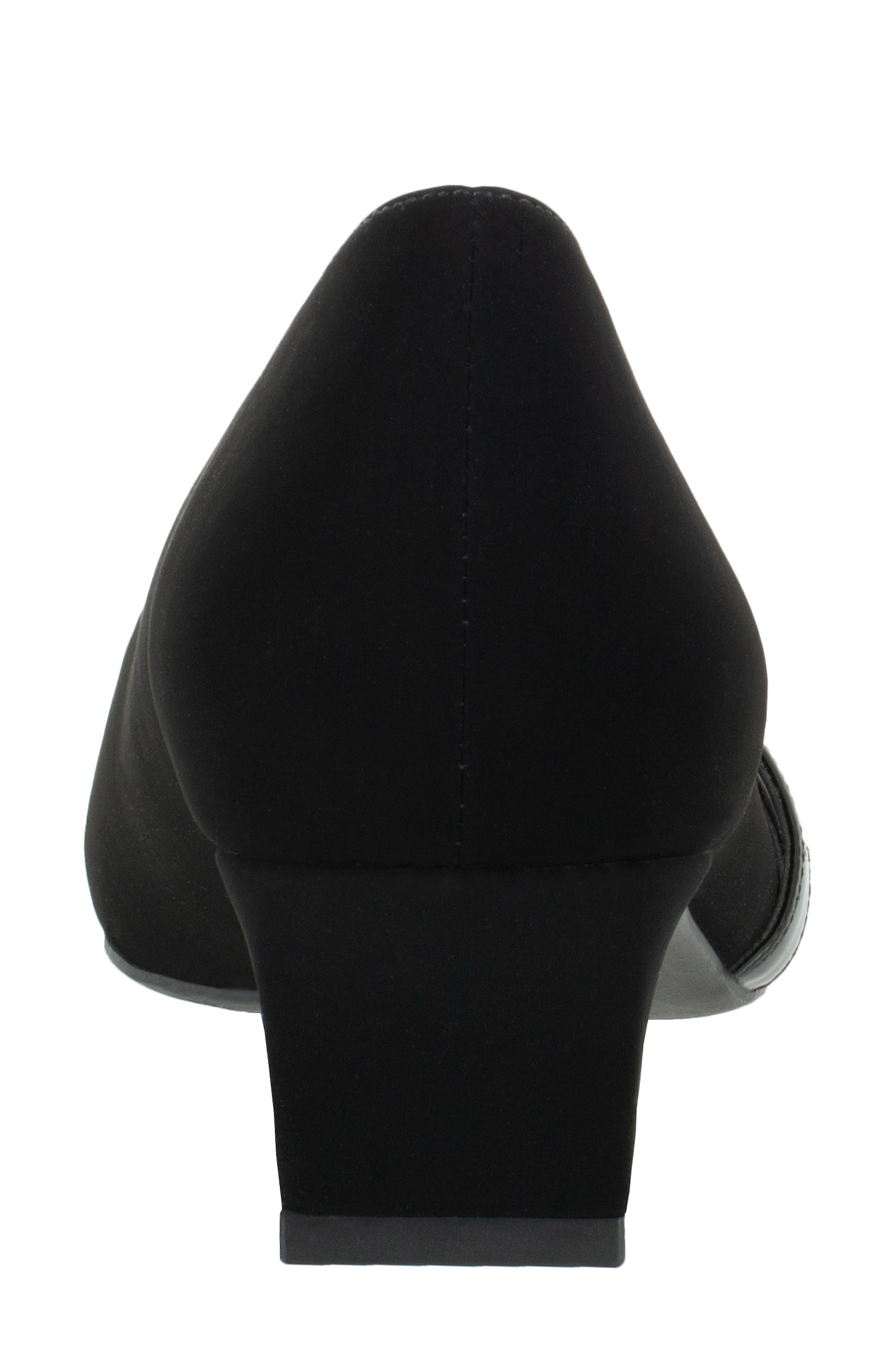EASY STREET Entice Block Heel Pump - Multiple Widths Available, Alternate, color, Black Lamy/Patent