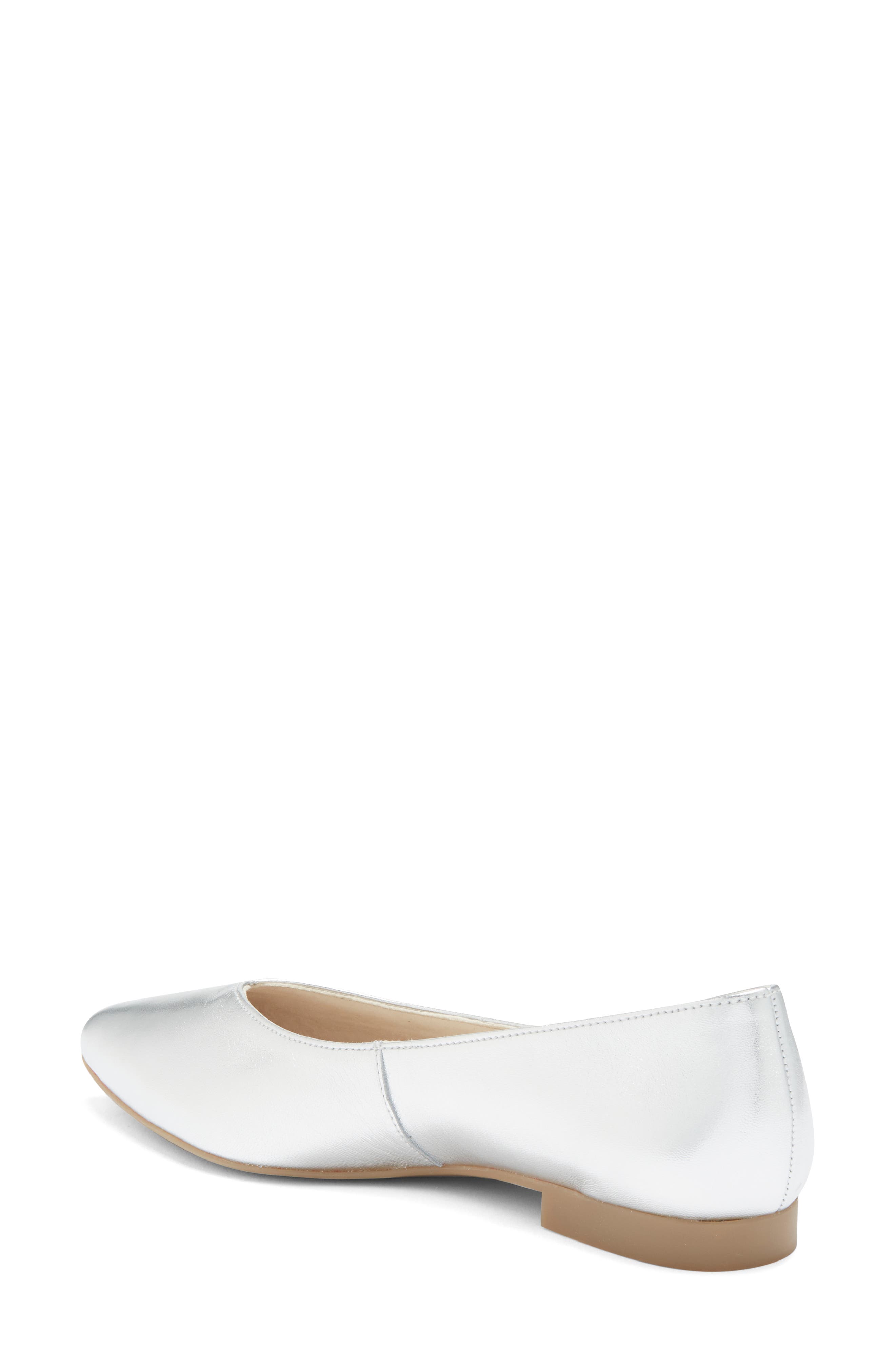 Tia Pointed Flat, Alternate, color, ALU MET NA