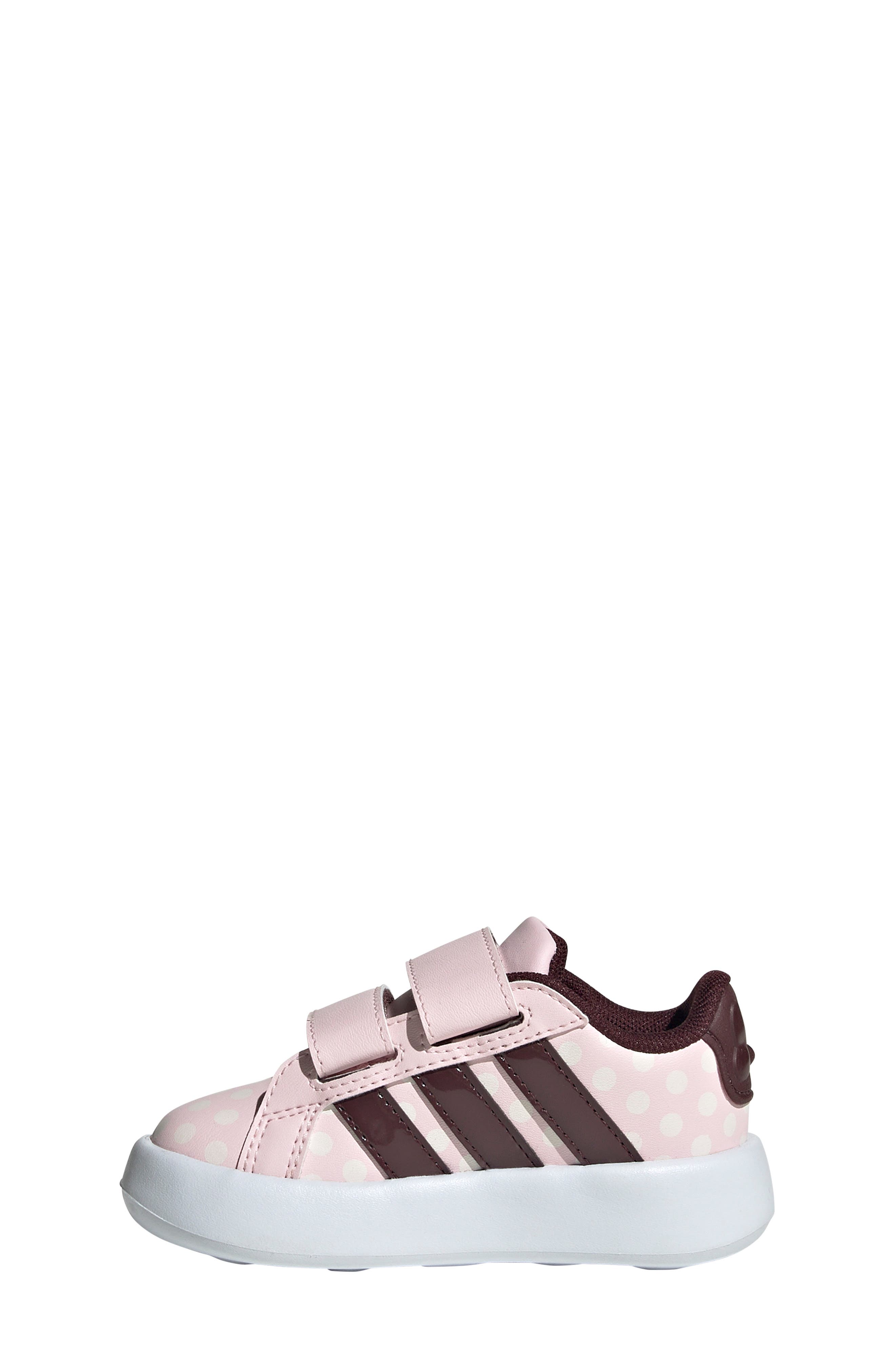 adidas Kids' Grand Court Sneaker, Alternate, color, Pink/ Ruby/ White