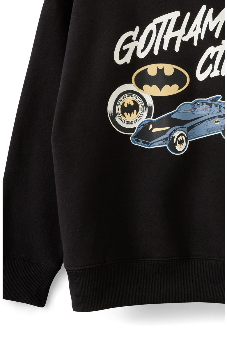 Kid's License Sammy Oversize Hoodie, Alternate, color, Black Gotham City