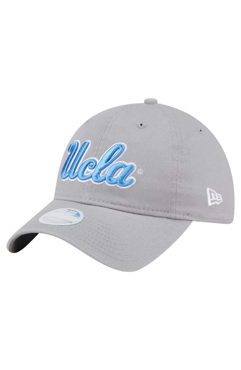 New Era Women's New Era  Gray UCLA Bruins Logo 9TWENTY Adjustable Hat, Main, color, 