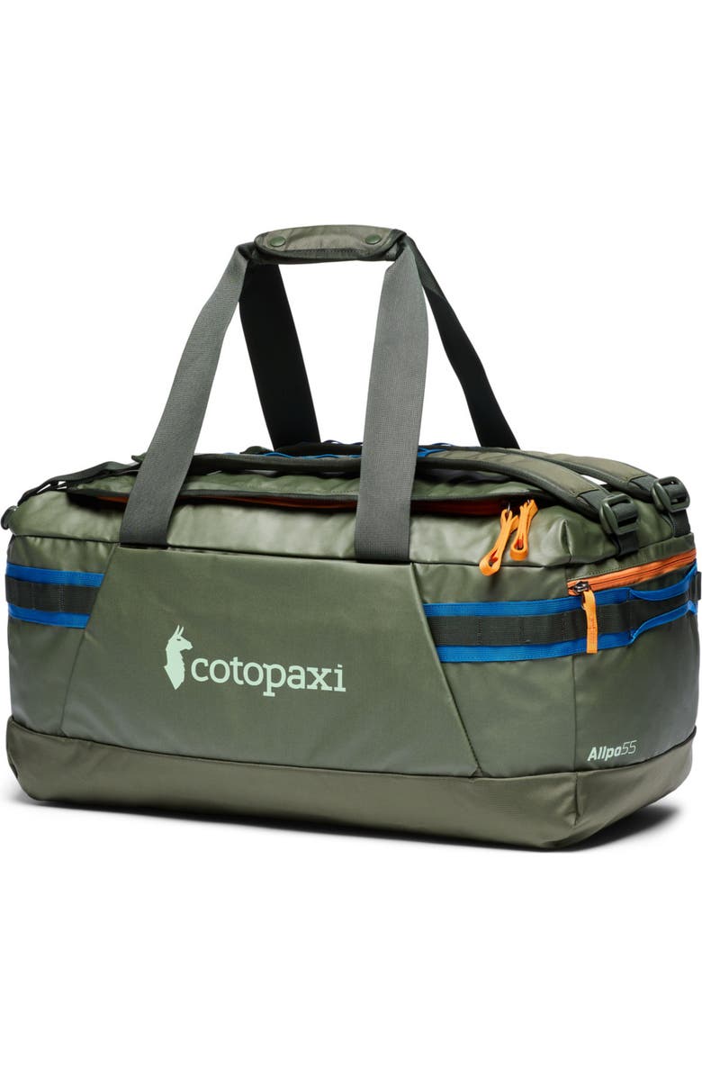 Cotopaxi Allpa Getaway 55L Duffel, Main, color, Fatigue