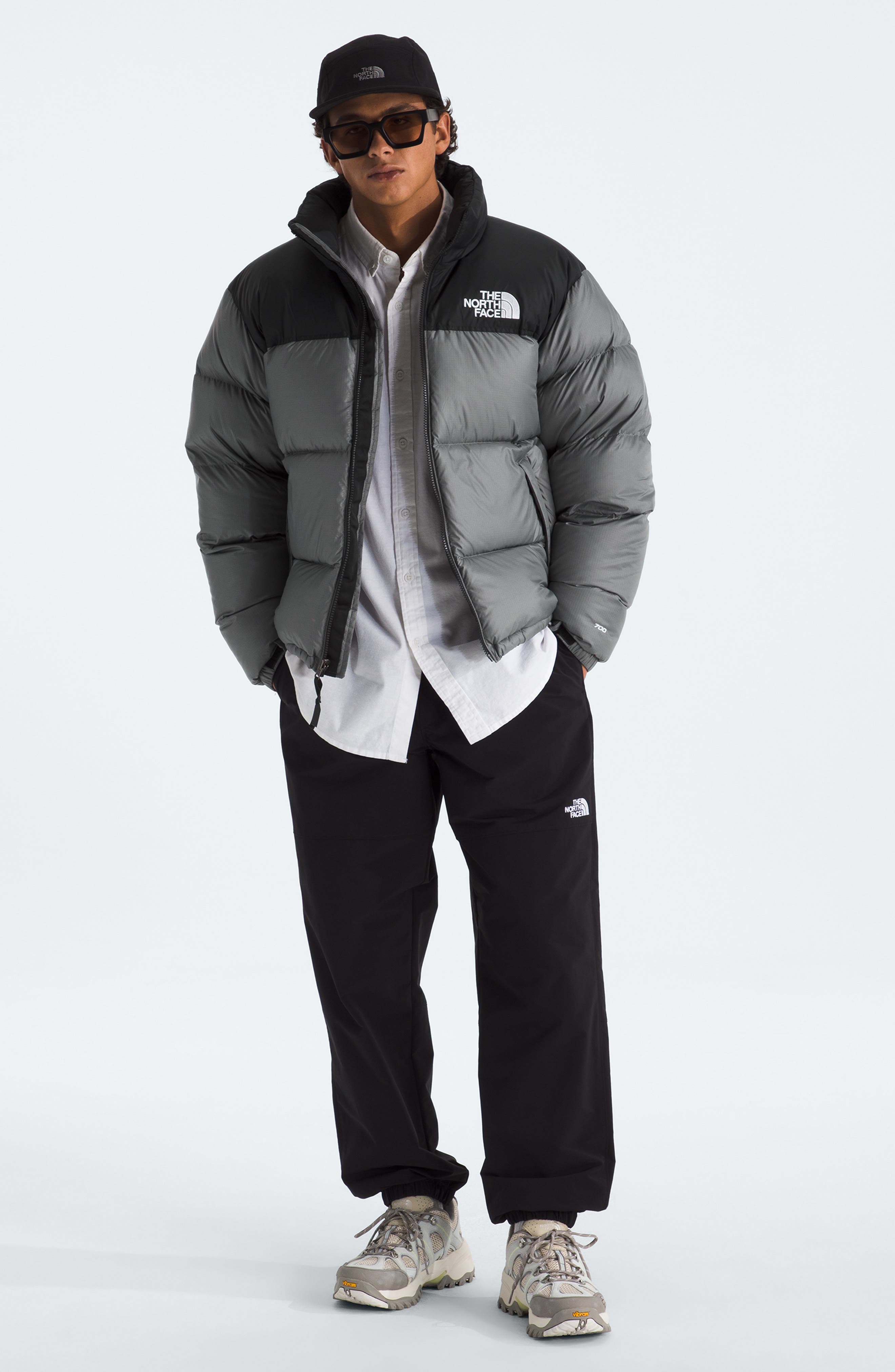 THE NORTH FACE TECH LOUNG XL グレー 1996 Retro Nuptse 700 Fill Power Down Packable Jacket (Men