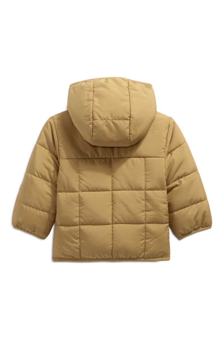 Kids' Shasta Reversible Hooded Jacket, Alternate, color, TEDDY BROWN