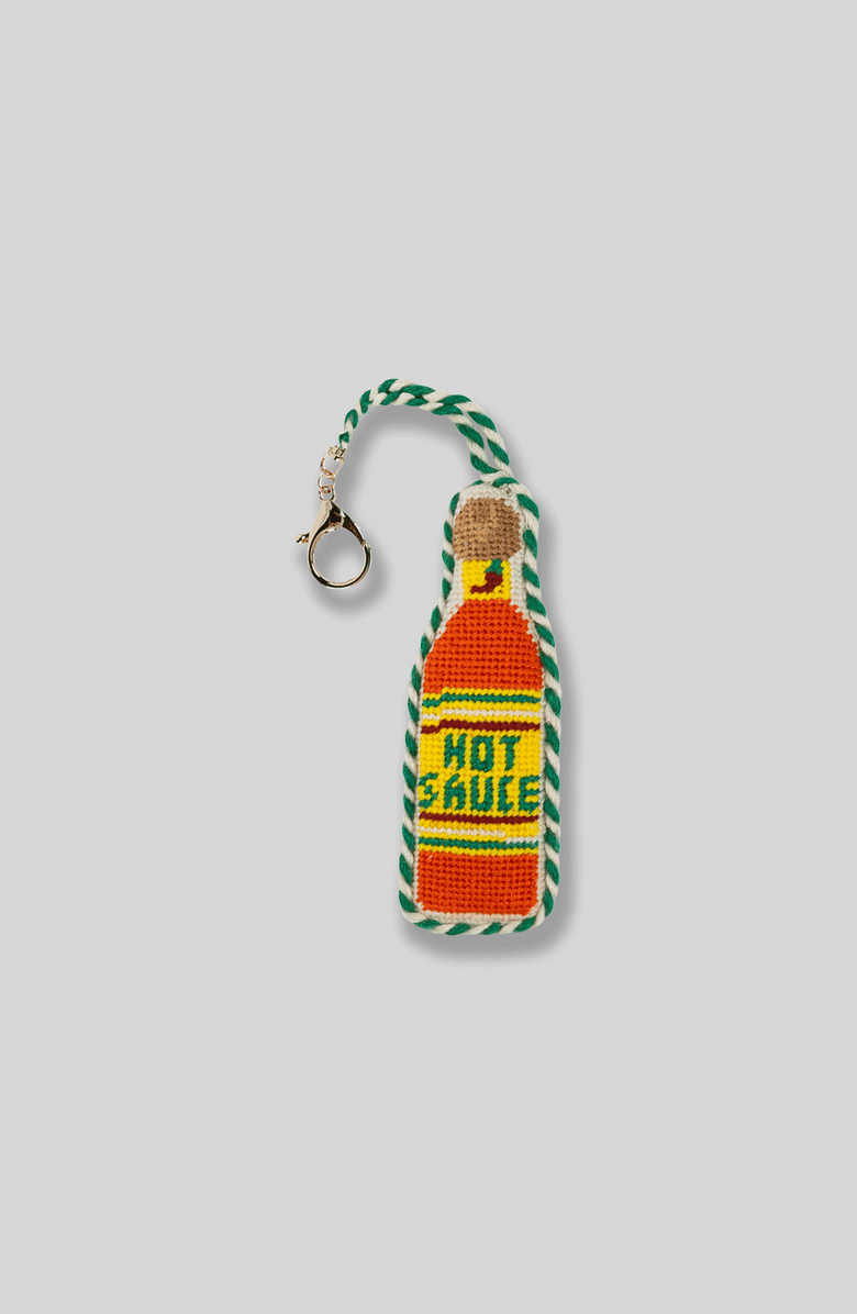 Furbish Hot Sauce - Bag Charm, Main, color, Orange