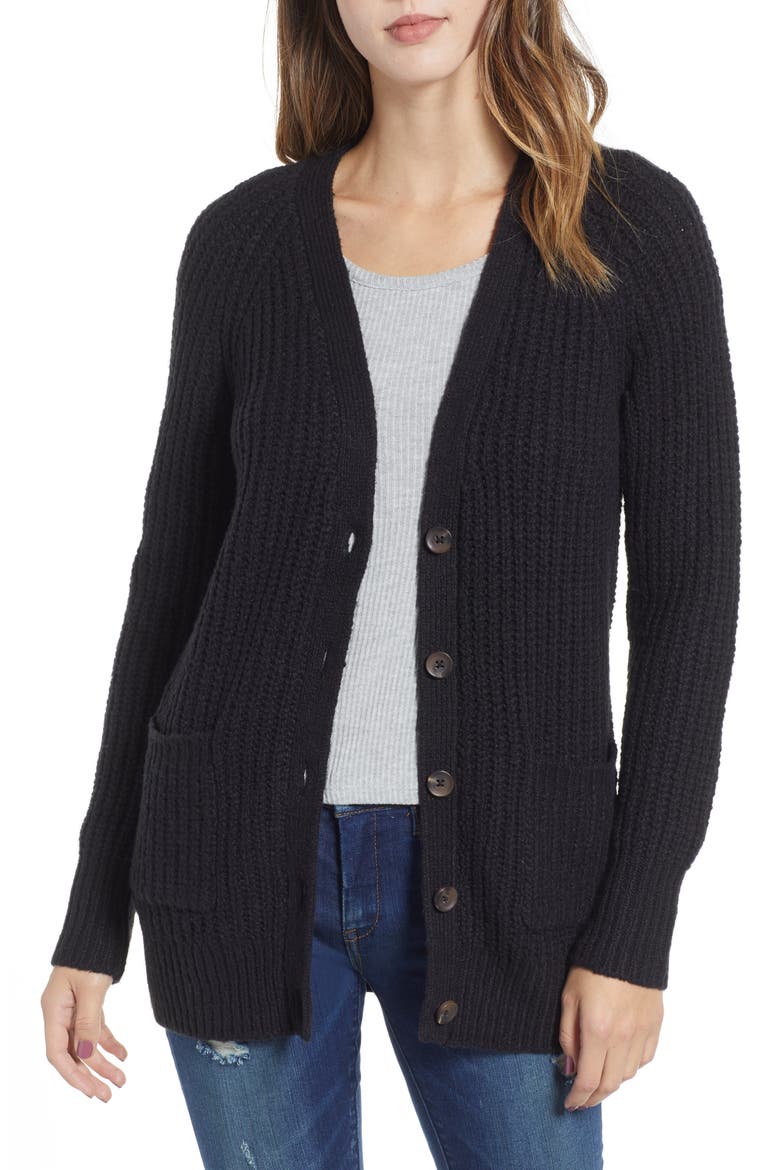 Grandpa Cardigan, Main, color, BLACK