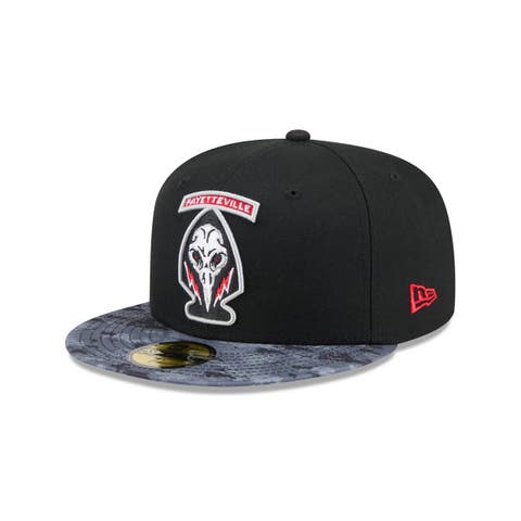Men's New Era  Black Fayetteville Woodpeckers Theme Nights 59FIFTY Fitted Hat
