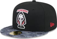 New Era Men's New Era Black Fayetteville Woodpeckers Theme Nights 59FIFTY Fitted Hat