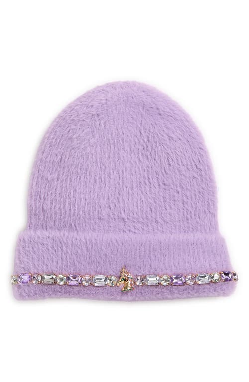 Super Smalls Lavender Faux-Jeweled Beanie in Purple  product