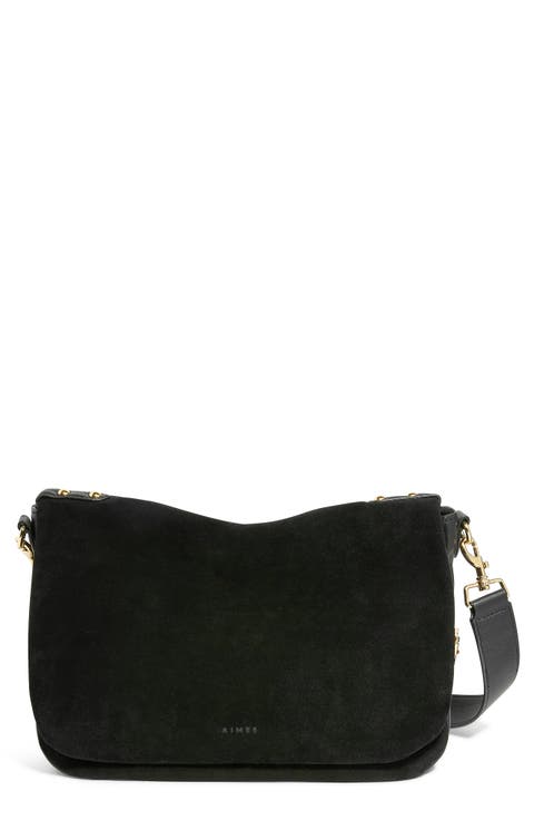 Gramercy Suede Messenger Bag