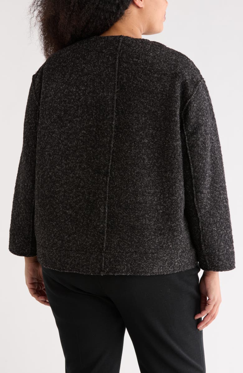 MAX STUDIO Crop Jacket, Alternate, color, Charcoal