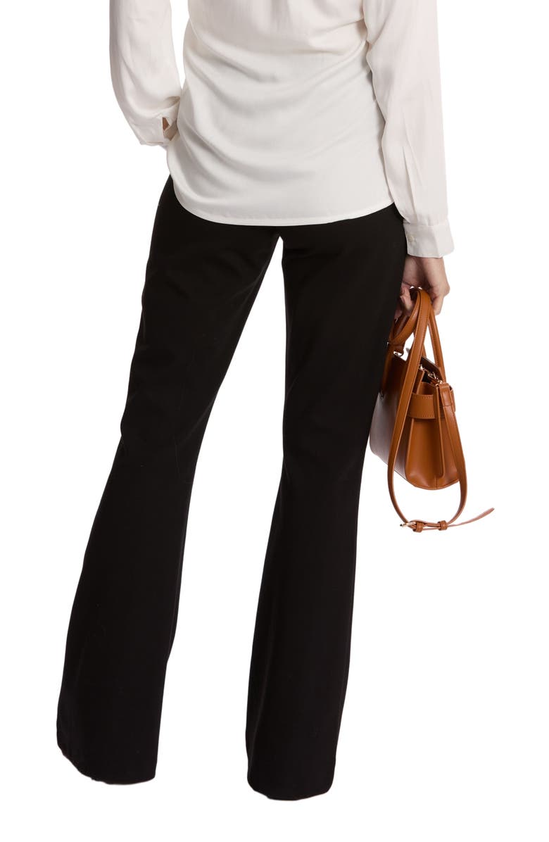 Cache Coeur Fabio Maternity Flare Trousers, Alternate, color, Black