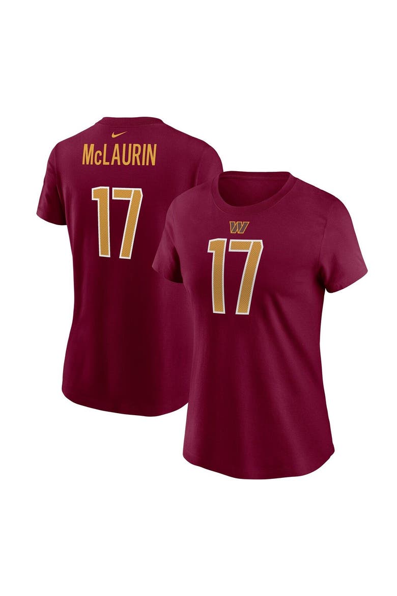 Women's Nike Terry McLaurin Burgundy Washington Commanders Player Name & Number T-Shirt, Main, color, Burgundy