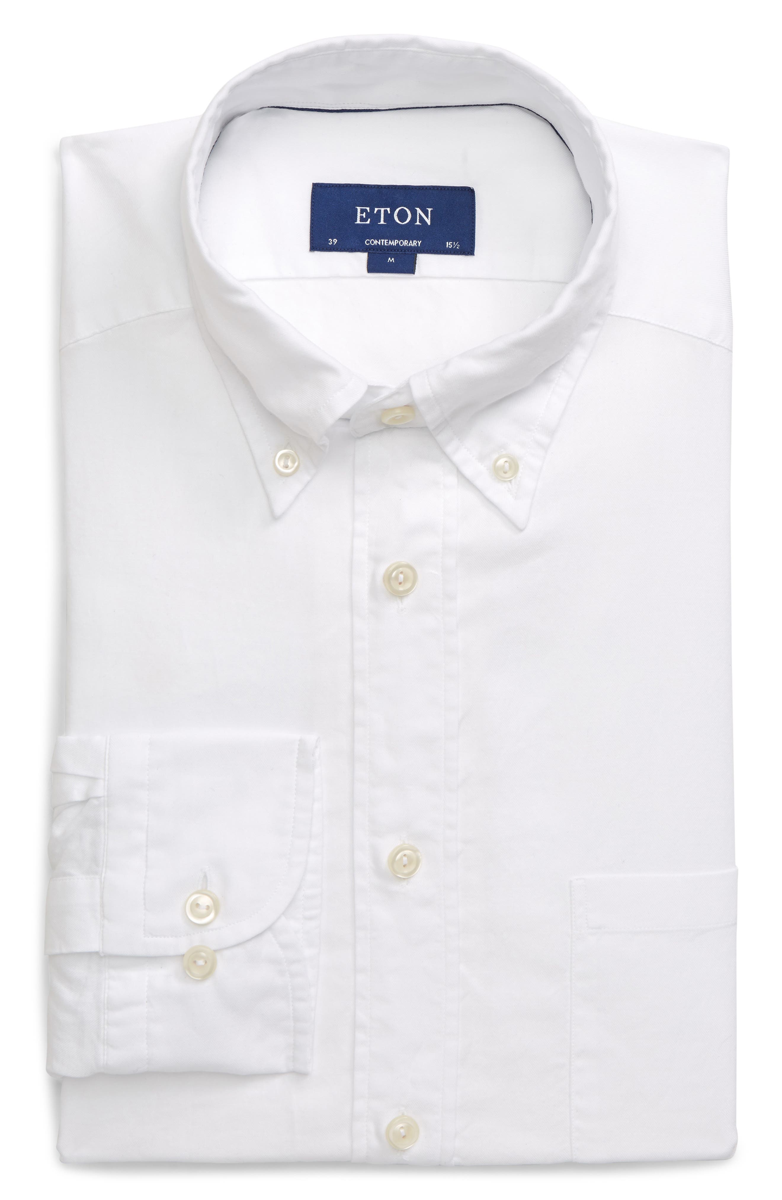 Eton Soft Casual Line Slim Fit Flannel Shirt (Men) | Nordstromrack