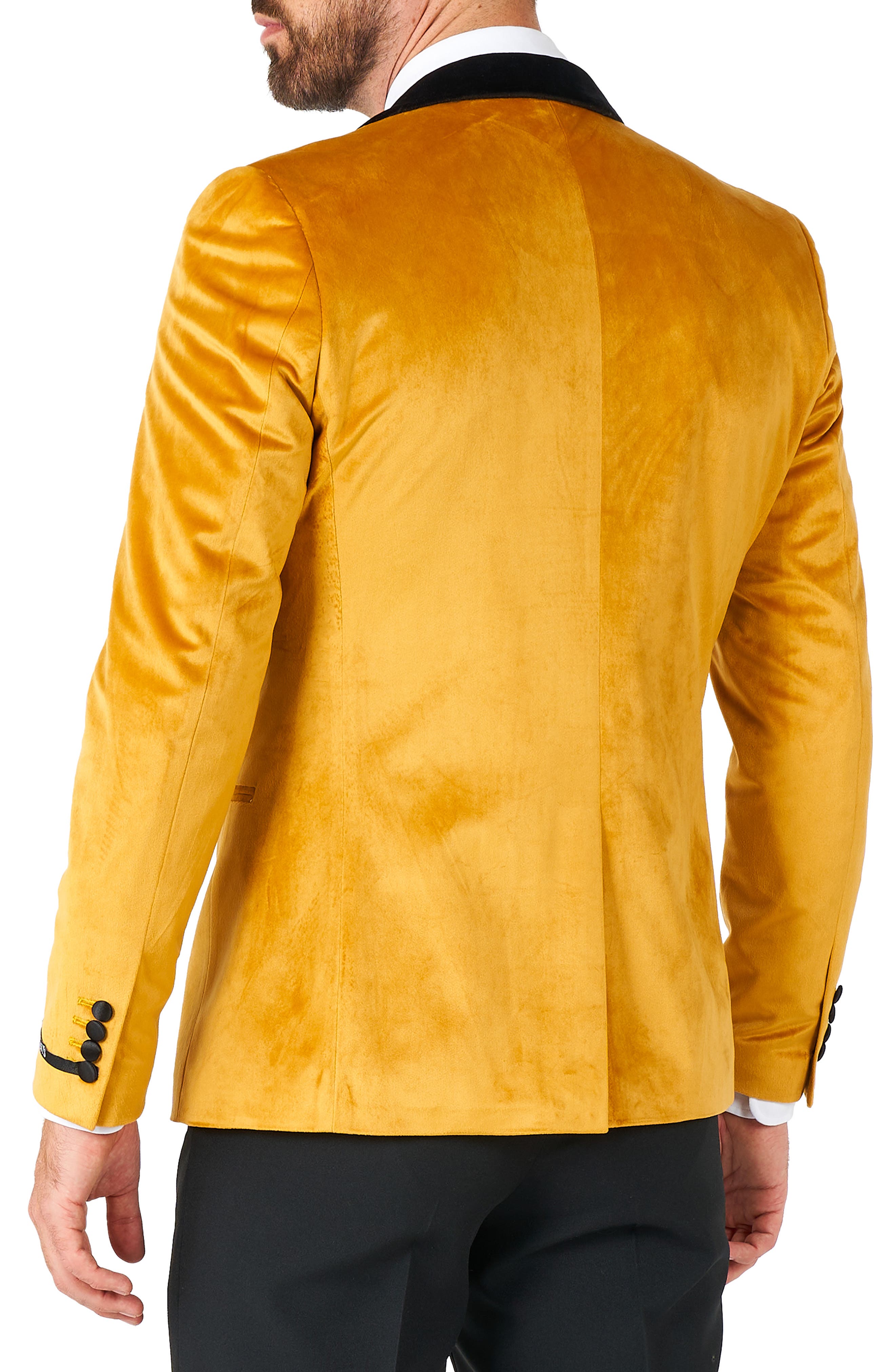 Deluxe Gold Velvet Dinner Jacket - image 2
