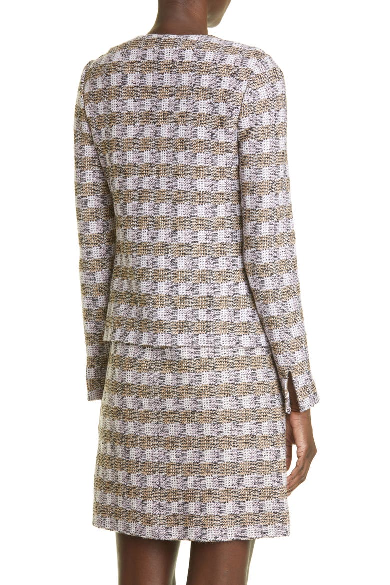 Tweed Jacket, Alternate, color, CAMEL MULTI