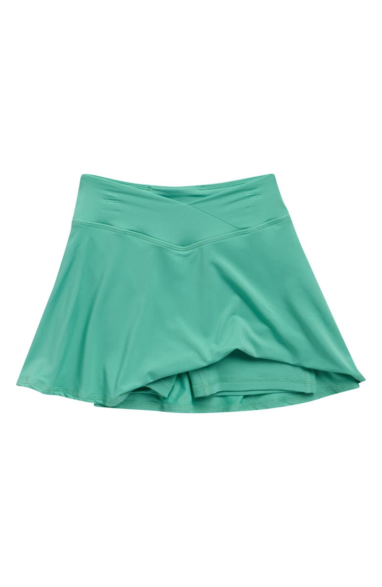 YOGALICIOUS Kids' Lux Bloom T-Shirt, Skirt & Crossbody Bag Set, Alternate, color, Jade Green