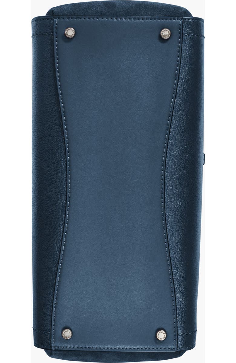 Donna Karan New York Roslyn Solid+Suede Satchel, Alternate, color,