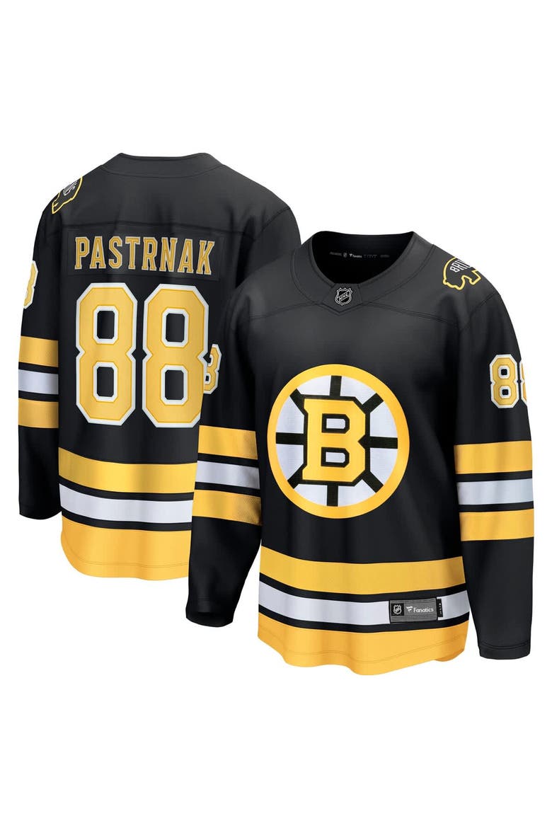 Men's Fanatics David Pastrnak Black Boston Bruins Home Breakaway Player Jersey, Main, color, Black