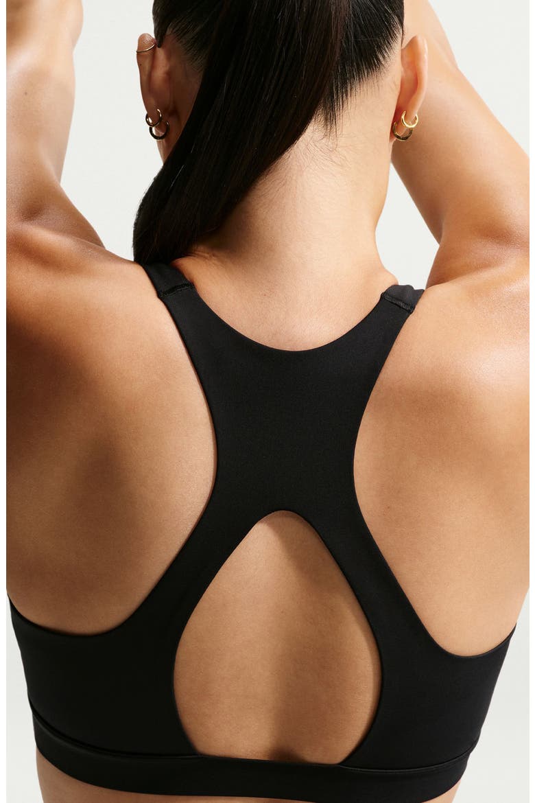 Universa Dri-FIT Padded Sports Bra, Alternate, color, 010 BLACK/DKSKGY