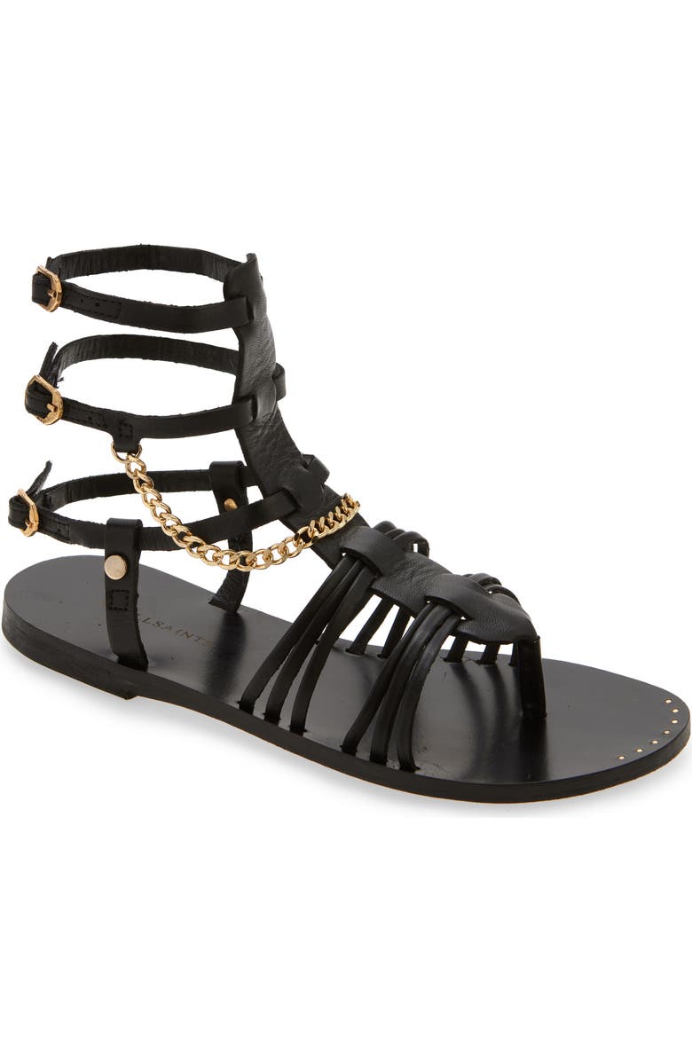 AllSaints Gelda Gladiator Sandal, Main, color,