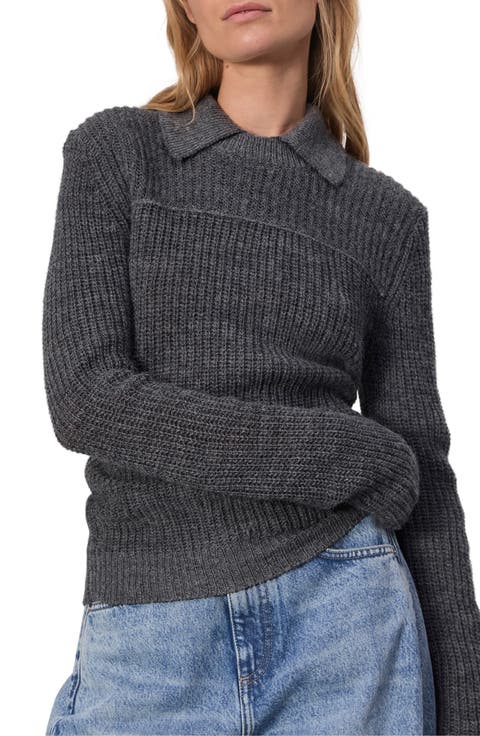 Madix Wool & Alpaca Blend Sweater Polo