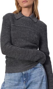 rag & bone Madix Wool & Alpaca Blend Sweater Polo