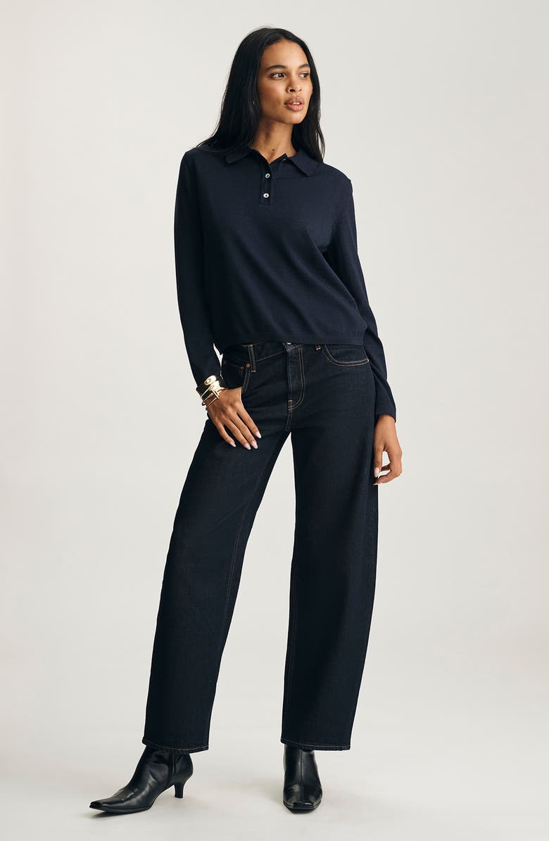 Mavi Jeans Wool Polo Sweater, Alternate, color,