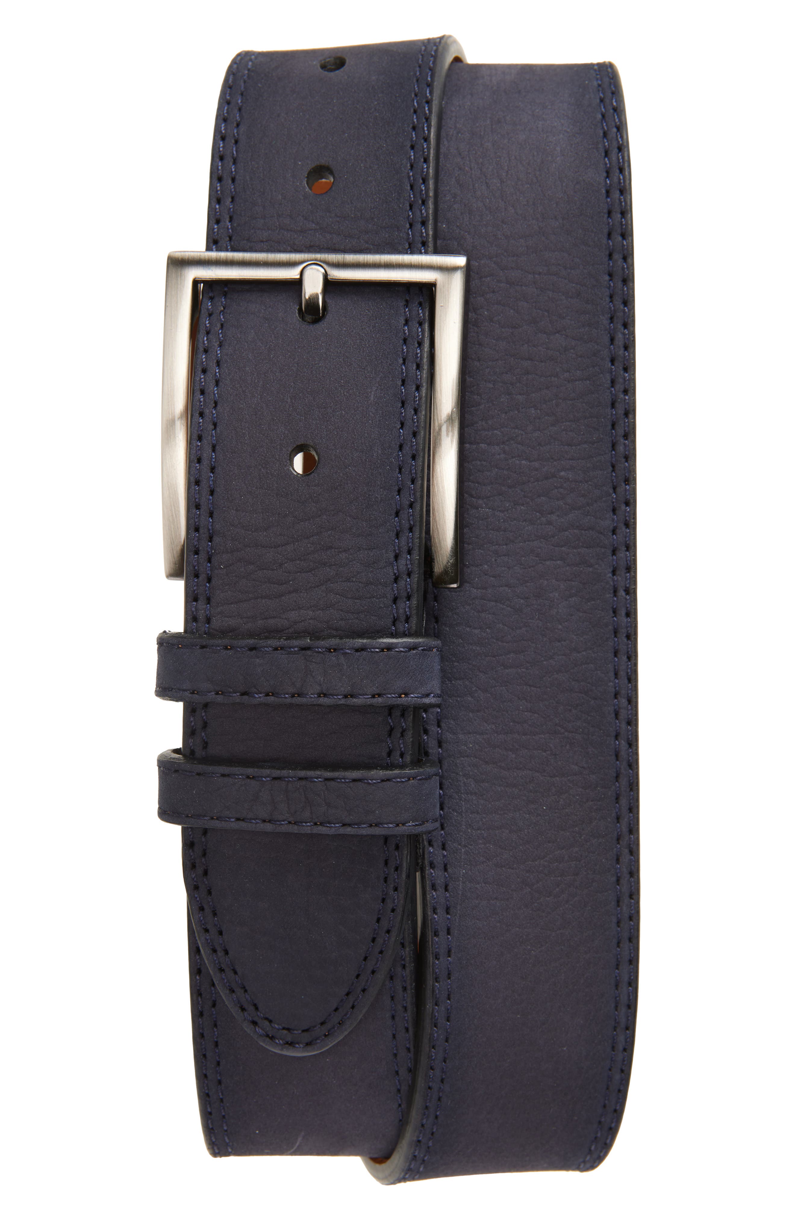 selected NAVY TEXTURED SUEDE