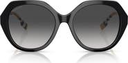 Burberry 57mm Irregular Sunglasses