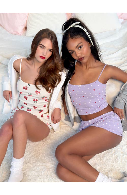 Florence By Mills Cotton Blend Pajamas In White