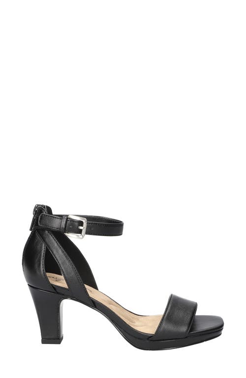 Easy Street Ro Ankle Strap Sandal In Black