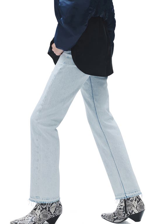 Rag & Bone Harlow Mid-rise Straight Jeans In Raquel