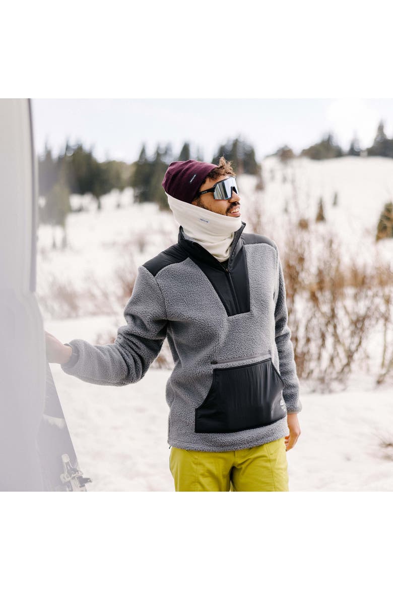 Luxe Tube Neck Gaiter, Alternate, color, Plum