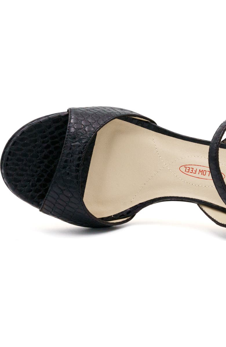 Amalfi by Rangoni Lapo Ankle Strap Sandal, Alternate, color, Black Alabama