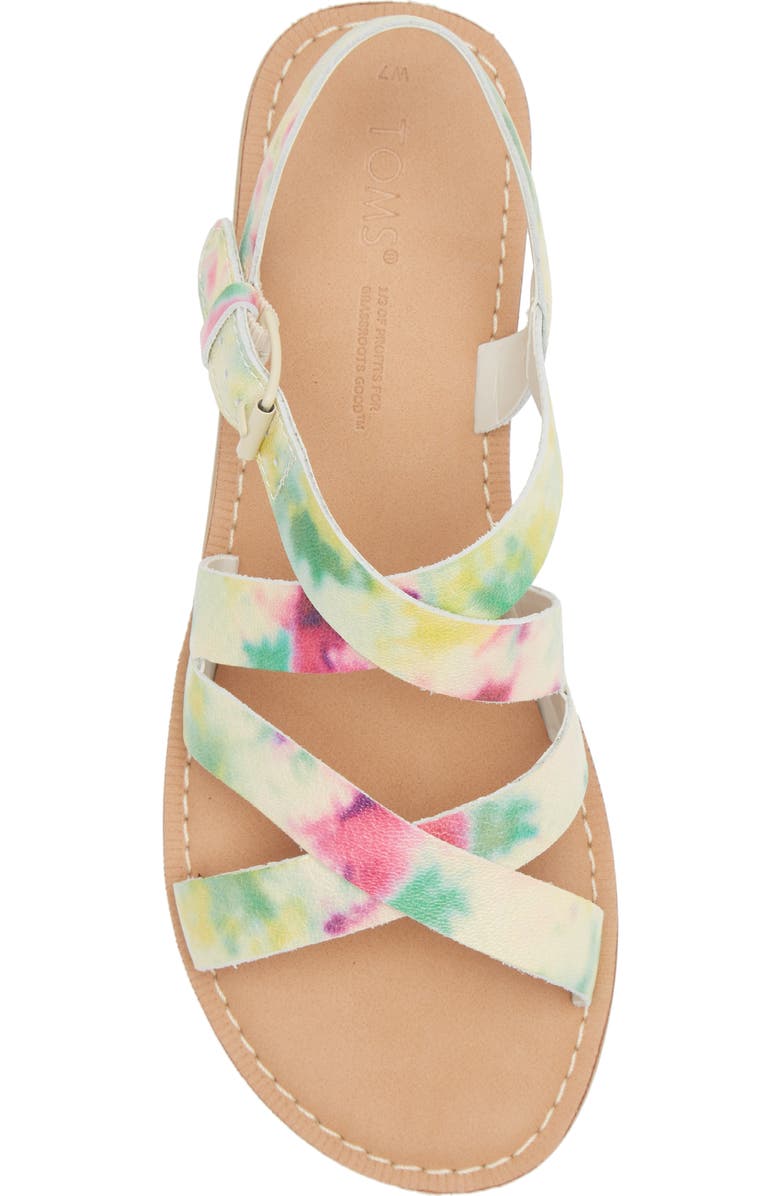 TOMS Sicily Flat Sandal, Alternate, color, Multi-Color