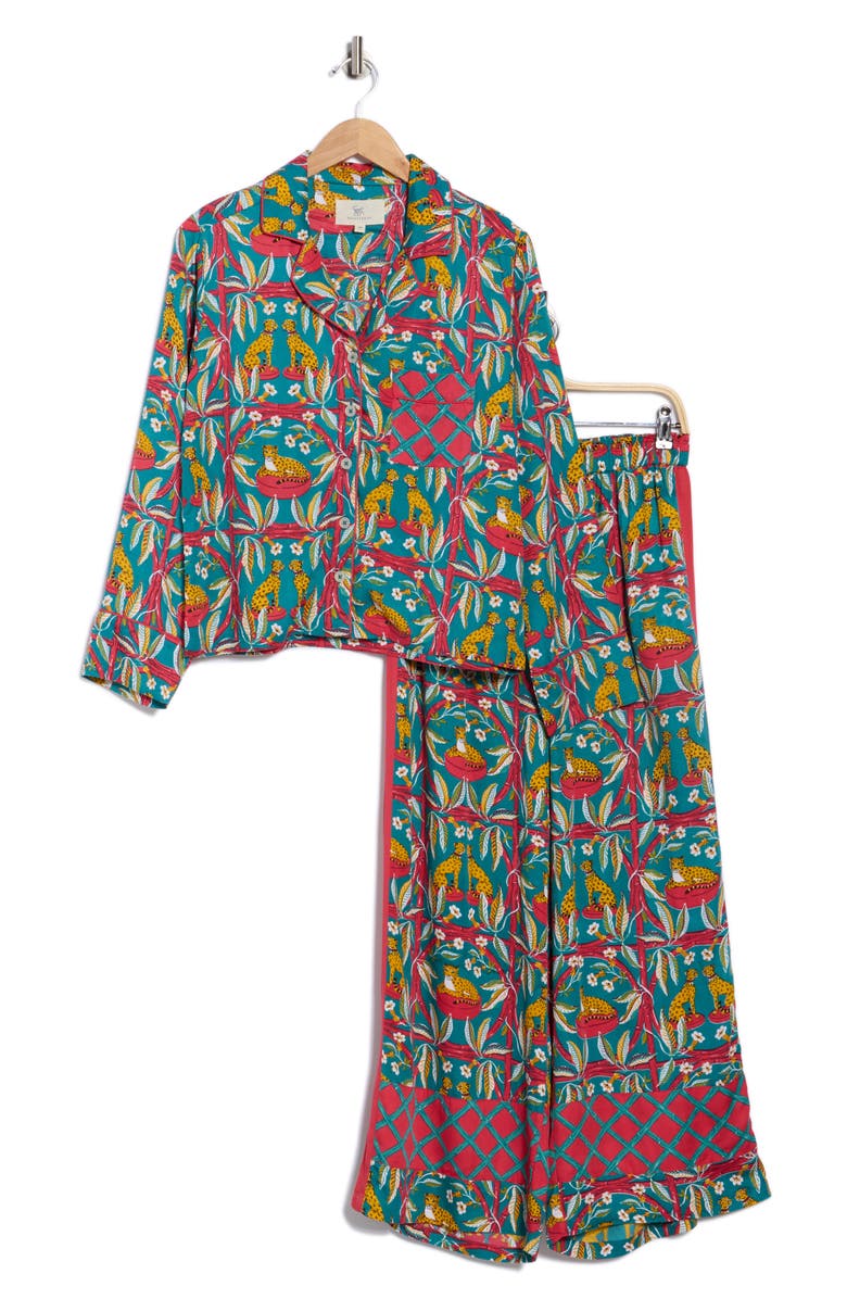 Printfresh Rittenhouse Satin Pajamas, Alternate, color,