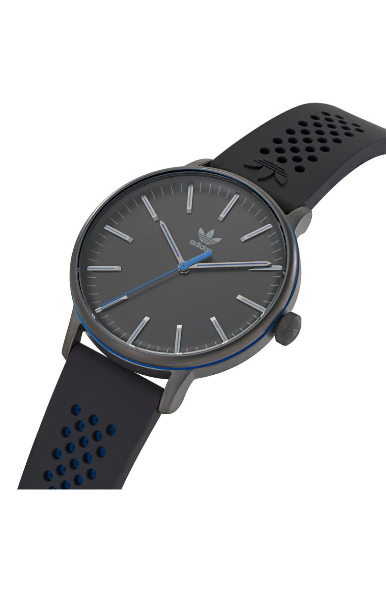 adidas Code One Small Silicone Strap Watch, 35mm, Alternate, color,