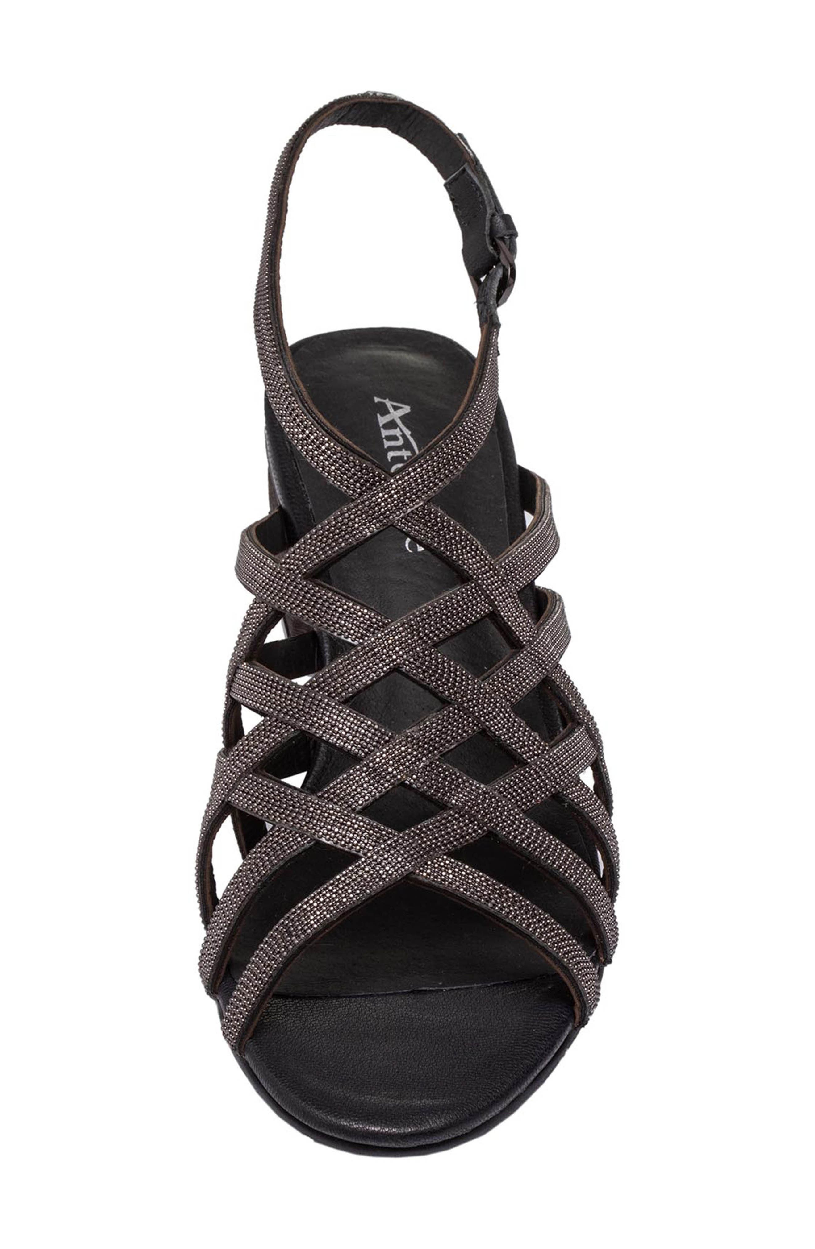 ANTELOPE Alani Dress Sandal, Alternate, color, Black